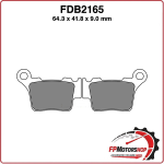 PASTIGLIE FRENO PER MOTO FDB2165SG BMW G450 X 08 HUSQVARNA CR/WR 125 05>13 KTM