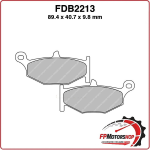 PASTIGLIE FRENO PER MOTO FERODO FDB2213ST MESCOLA SINTERIZZATA SUZUKI GSX R-1000