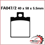 PASTIGLIE FRENO PER MOTO GILERA RALLY KTM MX 80 EBC FA047/2R SINTERIZZATA