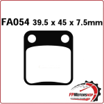 PASTIGLIE FRENO PER MOTO KAWASAKI KLX 125 ANTERIORE EBC FA054R SINTERIZZATA