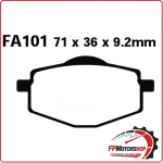 PASTIGLIE FRENO PER MOTO YAMAHA XT Z TENERE 600 88>98 EBC FA101R SINTERIZZATA