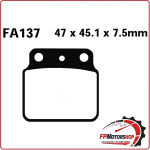 PASTIGLIE FRENO PER MOTO QUAD ARCTIC CAT KAWASAKI EBC FA137R SINTERIZZATA
