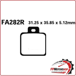 PASTIGLIE FRENO PER MOTO HUSQVARNA HUSKY BOY 50 EBC FA282R SINTERIZZATA