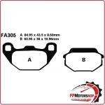 PASTIGLIE FRENO PER MOTO QUAD KYMCO MXU 50/150 KAWASAKI KXF 50/90 07> EBC FA305R