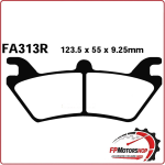 PASTIGLIE FRENO PER MOTO QUAD POLARIS SPORTSMAN 6X6 POST. EBC FA313R SINTER