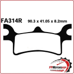 PASTIGLIE FRENO PER MOTO QUAD POLARIS SPORTSMAN 4X4 POSTERIORE EBC FA314R SINTER
