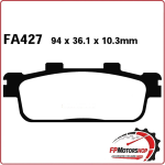 PASTIGLIE FRENO PER MOTO SYM TRACK RUNNER 200 05>06 POSTERIORE EBC FA427R SINTER