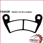 PASTIGLIE FRENO PER MOTO POLARIS RANGER 500 08 ANTERIORE EBC FA452R SINTERIZZATA