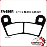 PASTIGLIE FRENO PER MOTO POLARIS 450 S 08> OUTLAW ANTERIORE EBC FA456R SINTER