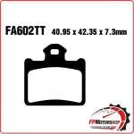 PASTIGLIE FRENO PER MOTO KTM SX 85 11> POSTERIORE HUSQVARNA CR 65 EBC FA602R