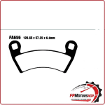 PASTIGLIE FRENO PER MOTO QUAD POLARIS SPORTSMAN 325/570 ANTERIORE EBC FA656R 325