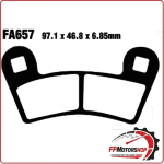 PASTIGLIE PASTICCHE FRENO PER MOTO QUAD POLARIS 900 RZR EBC FA657R RZR/RZR S 15>