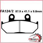 PASTIGLIE FRENO PER MOTO HONDA DOMINATOR TRANSALP EBC FA124/2HH SINTERIZZATA