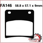 PASTIGLIE FRENO PER MOTO SUZUKI GSX-F 600 750 EBC FA146HH SINTERIZZATA
