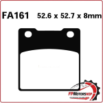 PASTIGLIE FRENO PER MOTO KAWASAKI ZX-7R NINJA 96> FA161HH SINTERIZZATA