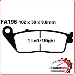 PASTIGLIE FRENO PER MOTO YAMAHA MT-01 POSTERIORE EBC FA196HH SINTERIZZATA