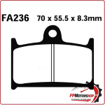 PASTIGLIE FRENO PER MOTO TRIUMPH SPEED TRIPLE EBC FA236HH TROPHY 900/1200 94>01