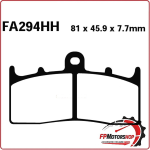 PASTIGLIE FRENO PER MOTO BMW R 1200 1300 R/RT ANTERIORE EBC FA294HH SINTERIZZATA