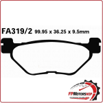 PASTIGLIE FRENO PER MOTO YAMAHA TDM 900 POSTERIORE EBC FA319/2HH SINTERIZZATA