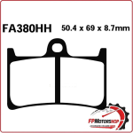 PASTIGLIE FRENO PER MOTO YAMAHA YZF-R1 R6 04>22 MT-10 16>22 EBC FA380HH