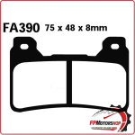 PASTIGLIE FRENO PER MOTO HONDA CBR 600 1000 RR 04>06 EBC FA390HH SINTERIZZATA