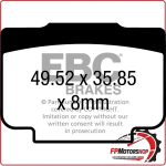 PASTIGLIE FRENO PER MOTO FA730HH BMW S1000RR HP4 17>18 PINZA BREMBO POSTERIORE