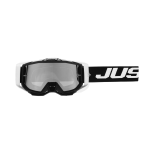 MASCHERA JUST1 IRIS 2.0 NERO, LENTE TRASPARENTE