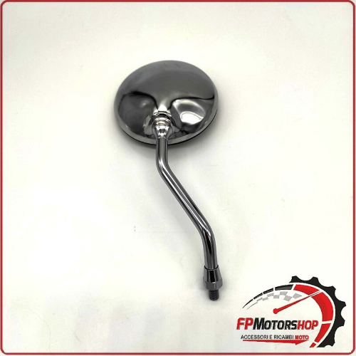 SPECCHIO SPECCHIETTO RETROVISORE DX PER MOTO HONDA HORNET CB 600 98>06 CROMATO