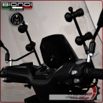 KIT ATTACCHI PARABREZZA PER SCOOTER LIFAN E4 BIONDI 8500487 2021>