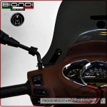 KIT ATTACCHI PARABREZZA PER SCOOTER WILD MEDLEY 125 150 2016> BIONDI