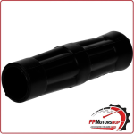 COPPIA MANOPOLE MANUBRIO PER MOTOM 24mm ARIETE 00638/A NERO