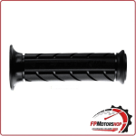 COPPIA MANOPOLE MANUBRIO FLASH GRIP PER SCOOTER STRADA ARIETE 01670 120mm NERO