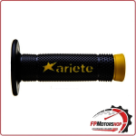 COPPIA MANOPOLE MANUBRIO PER MOTO CROSS VULCAN GIALLO- NERO ARIETE 02643-GN