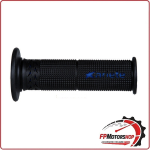 COPPIA MANOPOLE MANUBRIO PER MOTO STRADA BLU-NERO ARIETE 02615A UNIVERSALI