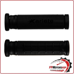 COPPIA MANOPOLE PER MANUBRIO QUAD ATV NERO ARIETE 02620 125MM 22mm UNIVERSALI