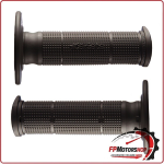 COPPIA MANOPOLE MANUBRIO PER MOTO CROSS UNITY SLIMLINE GRIGIO CHIARO ARIETE