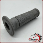 COPPIA MANOPOLE PER MANUBRIO ADV ZONE SOFT 120mm GRIGIO CHIARO ARIETE 02648