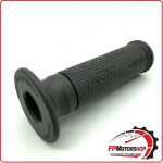 COPPIA MANOPOLE PER MANUBRIO ADV ZONE 120mm MEDIUM GRIGIO SCURO ARIETE 02648/H