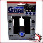 COPPIA MANOPOLE MANUBRIO PER MOTO OXFORD SPORT GRIGIO MESCOLA MORBIDA OF642S