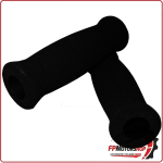 COPPIA MANOPOLE BAJA SPUGNA NERA EBC BG001 PER MANUBRIO MOTO UNIVERSALI