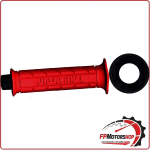 COPPIA MANOPOLE MANUBRIO PER MOTO GALINDO SUPERBIKE ROSSO EBC GX002