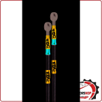 TUBI FRENO IN TRECCIA POSTERIORE PER MOTO SUZUKI GSX HAYABUSA 1300 13>18 EBC