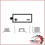 BATTERIA PER MOTO OKYAMI 12N5,5-4A 12V 5,5AH YAMAHA MINARELLI