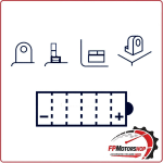 BATTERIA PER MOTO MARELLI MOB6LB-SM YB6,5L-B 12V 6,5Ah 138x73x107mm