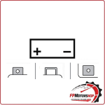 BATTERIA PER MOTO 12V YUASA YT12A-BS BENELLI TORNADO 900 00-05