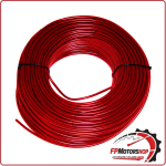 MATASSA 100 METRI CAVO CANDELA D7 7mm ROSSO UNIVERSALE PER MOTO E SCOOTER