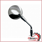 SPECCHIO SPECCHIETTO RETROVISORE DX SX PER MOTO GUZZI V7 750 CAFE RACER GRISO