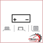 BATTERIA PER MOTO 12V YUASA YT9B-BS YAMAHA MAJESTY 400 04-06