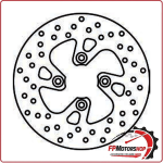 DISCO FRENO PER SCOOTER YAMAHA MAJESTY 125 150 ANTERIORE GRIMECA DR125