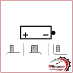 BATTERIA PER MOTO OKYAMI 53010 12V 28A PER TRATTORINI 28AH